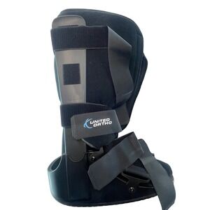 United Ortho Walker Boot Medium‎ Ankle Foot Fracture Medical Black